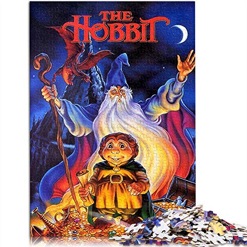 YITUOMO Rompecabezas de 1000 piezas para adultos o adolescentes The Hobbit: un viaje inesperado póster de película clásico rompecabezas educativo juguetes DIY regalo divertido juego 38 x 26 cm