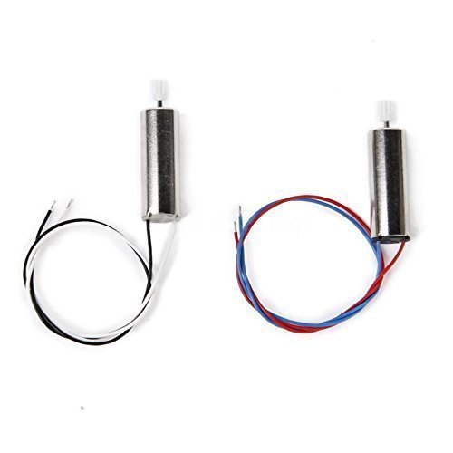 YUNIQUE ESPANA 2 PCS Motor en Sentido Horario y Antihorario con Latón Engranaje Quadcopter RC Repuestos para Syma X5 X5C JXD385 V272 H107 X5-05 Repuestos Accesorios