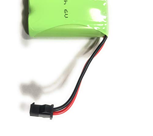 YUNIQUE ESPANA Batería Recargable Ni-Mh 6V 2400mAh para Control Remoto RC Rock Crawler