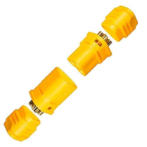 YUNIQUE GREEN-CLEAN-POWER- Espana 10 Piezas (5 Pares) Alta tensión MT30 Conector Enchufe 2.0 mm Motor sin escobillas Conexión, Color Amarillo (Yunique DG-KLTK-V8DZ)