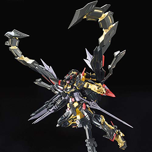 ZDCY Juguetes de Anime Gundam Modelo De La Asamblea RG 24 1/144 De Oro Herejía Fantasías Gundam Oro Herejía Tianmena para Los Amantes De Los Kits De Edificio Modelo. Black-High 13cm