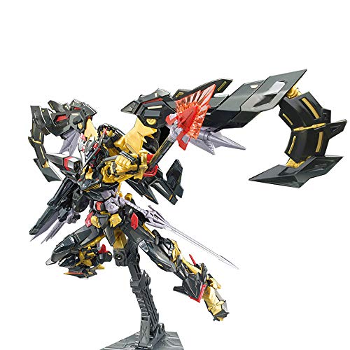 ZDCY Juguetes de Anime Gundam Modelo De La Asamblea RG 24 1/144 De Oro Herejía Fantasías Gundam Oro Herejía Tianmena para Los Amantes De Los Kits De Edificio Modelo. Black-High 13cm