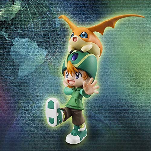 ZFF-DM Digimon Adventure: Takaishi Takeru y Patamon Figura PVC Regalo Creativo Figma 4,3 Pulgadas