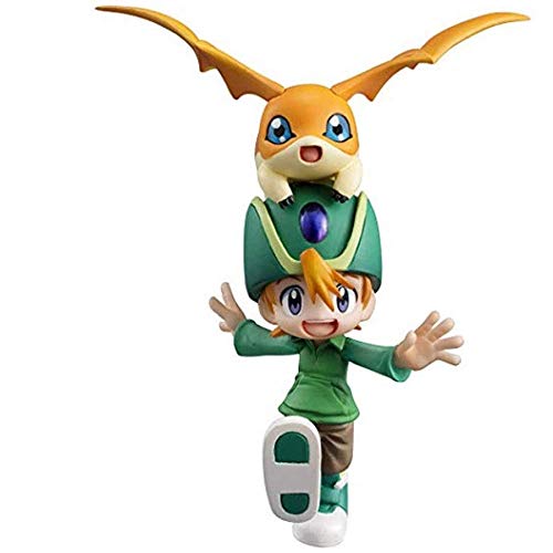 ZFF-DM Digimon Adventure: Takaishi Takeru y Patamon Figura PVC Regalo Creativo Figma 4,3 Pulgadas