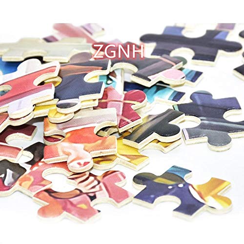 ZGNH Puzzles 1000 Piezas Invasores alienígenas Madera Puzzle， niño Juguete Educativo Intelectual de Adulto descompresión，Regalo Ideal La Mejor DIY Decoración hogareña