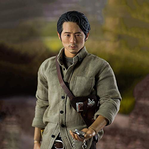 ZH 12 Pulgadas The Walking Dead Figuras De Acción 1/6 Glenn Rhee Male Estatua Modelo PVC Ambiental Protección Materiales Coleccionables Adornos Adultos Y Niños.