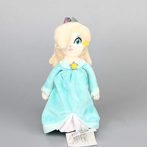 ZHTY Super Mario Llush Toy Super Mario Super Mary 3D World Bikie Rosalina Daisy Princess Fluffy Doll Toy. Song