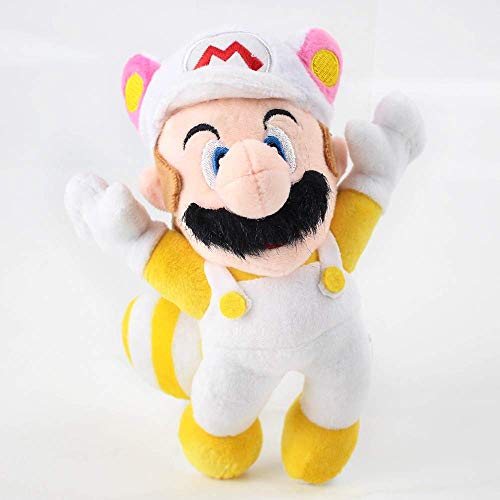 ZHTY Super Mary Plush 3pcs / Lot 20cm 3 Estilos Super Mario 3D Land Land Peluche Toys Mario Luigi Cosplay Mapache Cat Fox Animals Soft Relleno Muñecas Regalos para niños Song