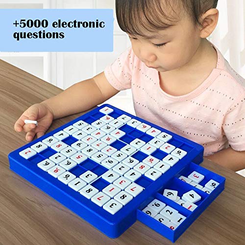 Zoloyo Juego de mesa para niños, Sudoku Juego Ajedrez Tablero de Dejar Puzzle Juego de Mesa Niños Ciencia Y Educación Temprana Educación Jardín de Infantes