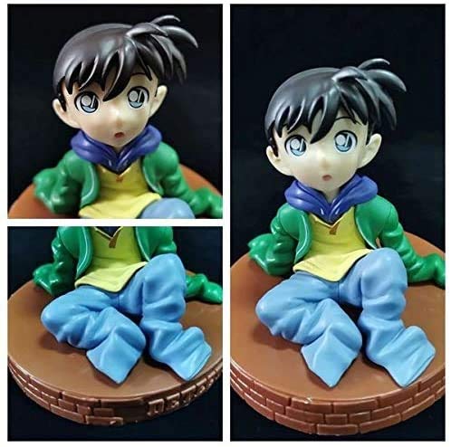 ZPTECH Figuras de acción exquisitas Nueva figura de detective Conan Kudo Shinichi estrecha figura de anime Chibi Figura de acción Feng (color: por defecto)