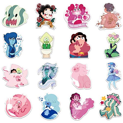 ZXXC 50 unids/Pack Steven Universe Anime Pegatinas de Dibujos Animados para monopatín Casco Regalo Bicicleta Ordenador portátil Coche Juguetes para niños