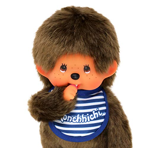 BANDAI- Monchhichi - Babero Infantil (20 cm) - SE23389