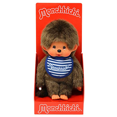 BANDAI- Monchhichi - Babero Infantil (20 cm) - SE23389