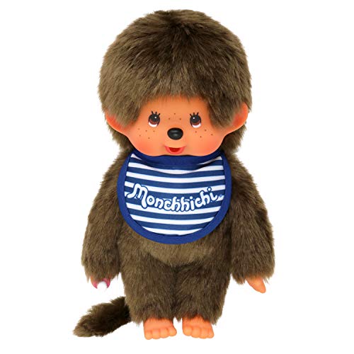 BANDAI- Monchhichi - Babero Infantil (20 cm) - SE23389