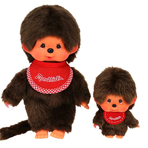 Bandai-SE24128 Monchhichi - Peluche Mini Moncchichi-SE24128, SE24128, Multicolor