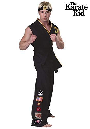 Bayi Co. Authentic Karate Kid Cobra Kai Fancy Dress Costume Medium