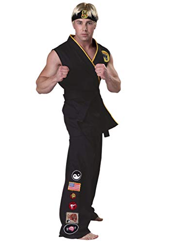 Bayi Co. Authentic Karate Kid Cobra Kai Fancy Dress Costume Medium