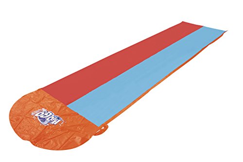 Bestway 52208 Pista Deslizante Hinchable H2O Go Doble Rojo/Azul, 549 cm