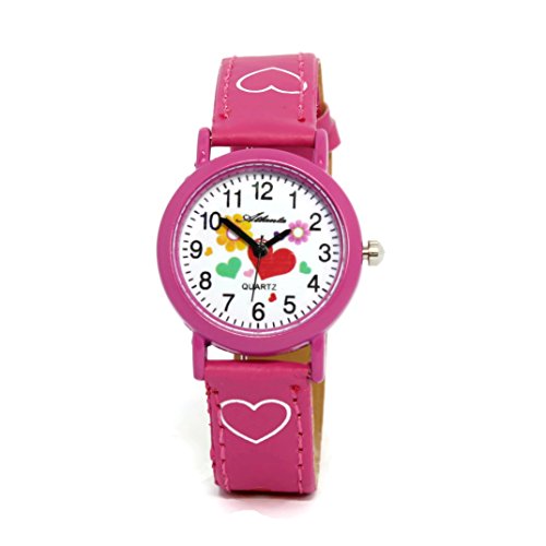 Despertador infantil Atlanta, unicornio, rosa, con reloj de pulsera – 1981 – 17 KAU