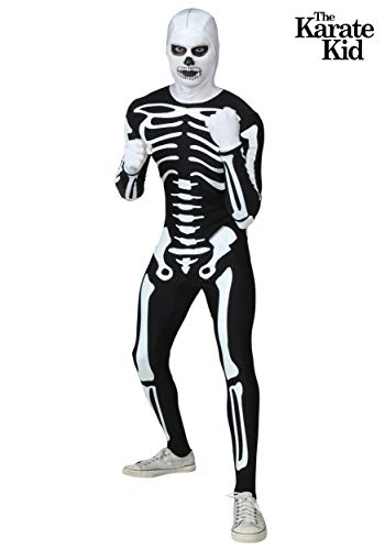 Fun Costumes The Karate Kid Adult Authentic Skeleton Suit Small