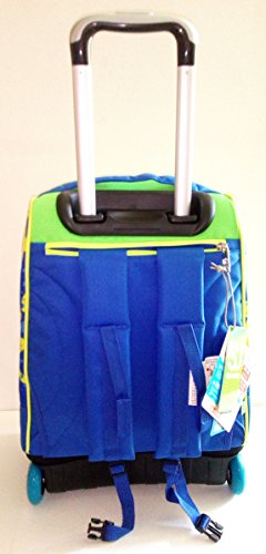 Maxi Mochila Trolley Seven SJ GANG hueca azul Blue Verde Green Fluo 2017 y 2018