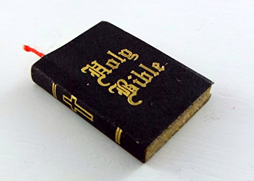 Melody Jane Casa de Muñecas Negro Libro Sagrada Biblia Dormitorio Iglesia Escuela Accesorio