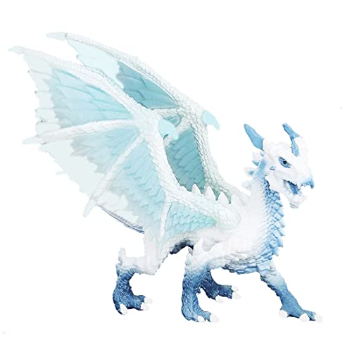 Doyomtoy - Dragón de hielo para niños, figura de acción de juguete para Navidad, regalo de cumpleaños