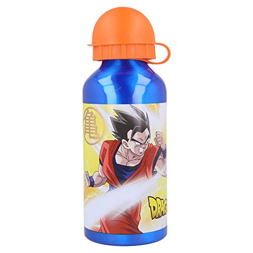 Dragon Ball | Botella De Aluminio Para Niños - Cantimplora infantil - Botella de agua reutilizable - 400 ML