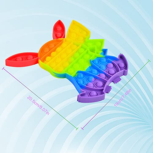 EKKONG Juguetes antiestrés, Explotar Burbujas, Juguete Antiestrés Sensorial, Sensorial Herramientas para Niños Adultos para Aliviar estrés y Ansiedad