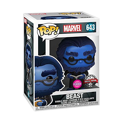 Funko POP Marvel: X-Men 20th Anniversary - Beast Vinyl Figure Flocked Exclusive (Flocked)