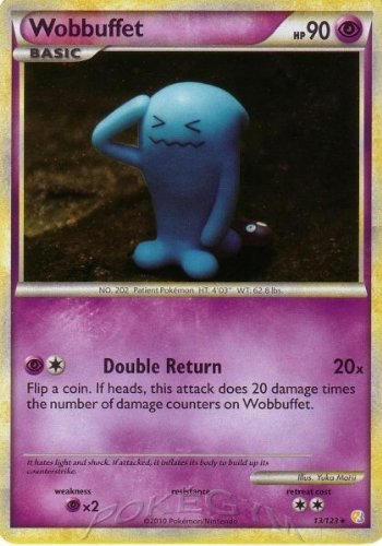 Pokemon Legend Heartgold & Soulsilver Single Card Wobbuffet #13 Holo Rare [Toy]