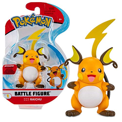 Pokemon Selección Battle Figures Figura de Acción | Juego de Figuras, Figuras del Juego:Raichu