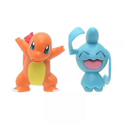 Pokemon Selección Battle Figures Figura de Acción | Juego de Figuras, Figuras del Juego:Wynaut & Charmander