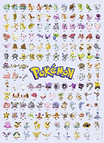 Ravensburger Puzzle 500 Piezas, Pokémon, Puzzle Adultos, Puzzle Pokemon, Rompecabezas Ravensburger de Alta Calidad