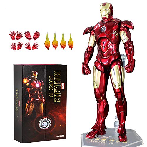 10th Anniversary Deluxe Collector 18 CM Iron Man MK4 Action Figure