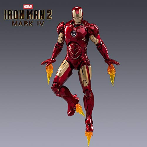 10th Anniversary Deluxe Collector 18 CM Iron Man MK4 Action Figure