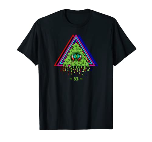 33 Masters Masters Regalos | ONU All See Eye Illuminati Camiseta