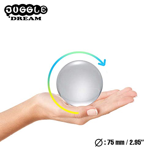 75mm Acrylic Contact Ball by Juggle Dream