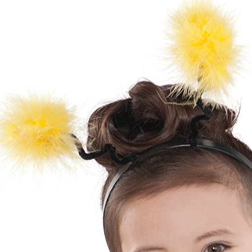 amscan 10132303 - Vestido de abeja con tutú, alas, varita y boppers para niñas de 3 a 4 años, 1 unidad
