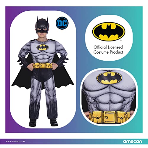 amscan - 9906061 - 1 disfraz de Batman para niños de 10 a 12 años