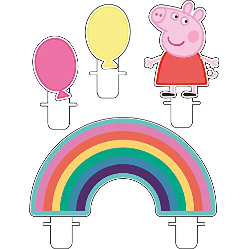 Amscan 9906339 - Mini velas de Peppa Pig (4 unidades)