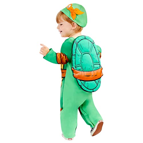 amscan 9909133 TMNT - Disfraz de bebé (18 a 24 meses), unisex, para niños, multicolor