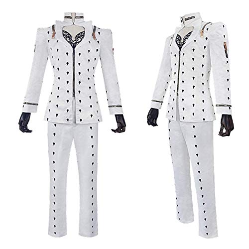 Anime JoJo's Bizarre Adventure Cosplay Disfraz, Uniforme Unisex utilizado para Halloween, Navidad, carnaval, fiesta temática Cosplay Bruno Bucciarati Conjunto completo