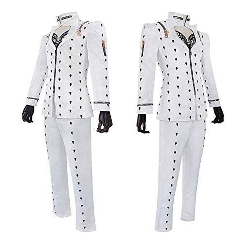 Anime JoJo's Bizarre Adventure Cosplay Disfraz, Uniforme Unisex utilizado para Halloween, Navidad, carnaval, fiesta temática Cosplay Bruno Bucciarati Conjunto completo