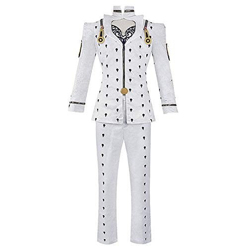 Anime JoJo's Bizarre Adventure Cosplay Disfraz, Uniforme Unisex utilizado para Halloween, Navidad, carnaval, fiesta temática Cosplay Bruno Bucciarati Conjunto completo