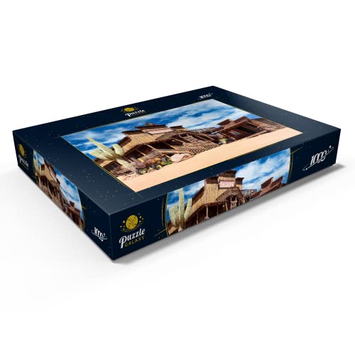 Antiguo Pueblo del Salvaje Oeste con Cactus Y Saloon - Premium 1000 Piezas Puzzles - Colección Especial MyPuzzle de Puzzle Galaxy