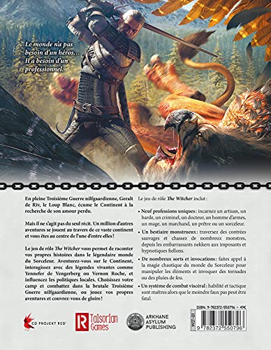 Arkhane Asylum Publishing The Witcher - Le Jeu de rôle