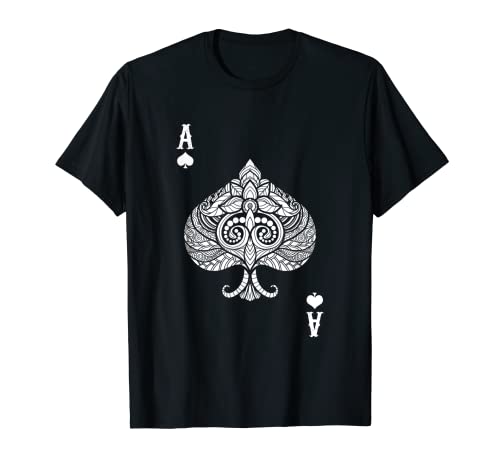 As Jugador Carta Cartas de juego Texas Casino Holdem Juego Camiseta