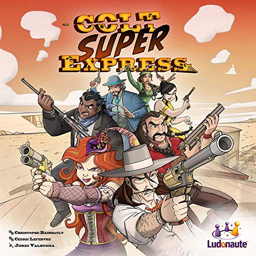 Asmodee Colt Super Express, Juego Familiar, Juego de Cartas, Alemán