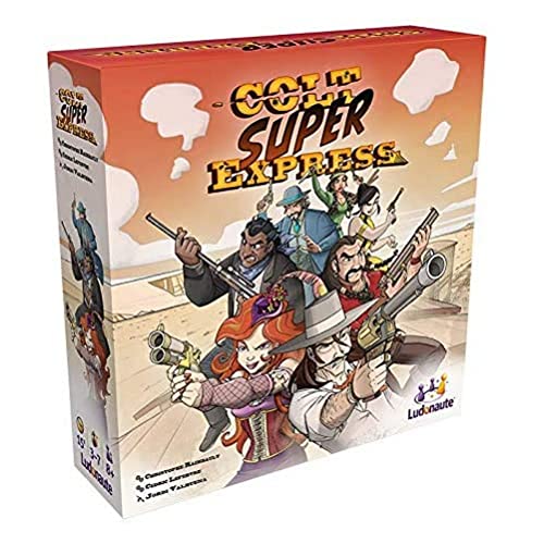 Asmodee Colt Super Express, Juego Familiar, Juego de Cartas, Alemán